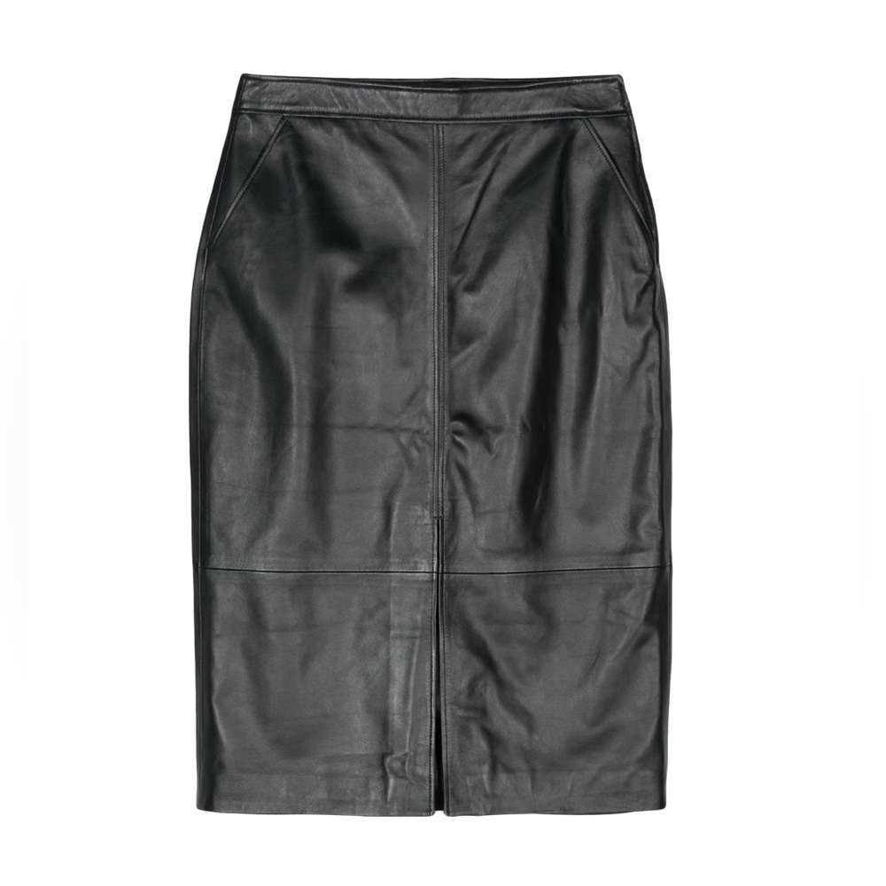 Arma Lambskin Leather Skirt NWT